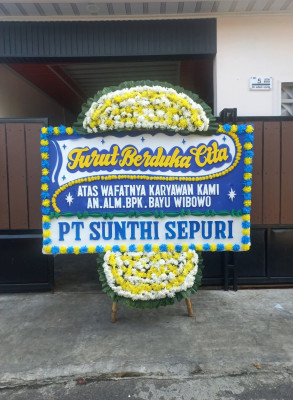 Papan Bunga Duka di Sigulanggulang